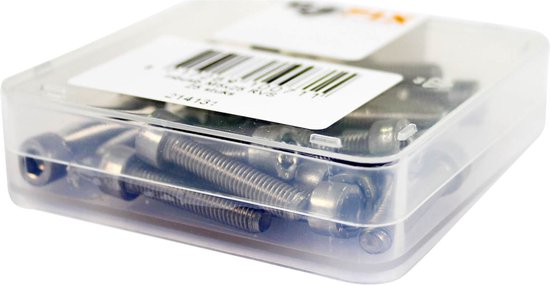 Doos a 25 inbusbouten m4x25 rvs van Merkloos