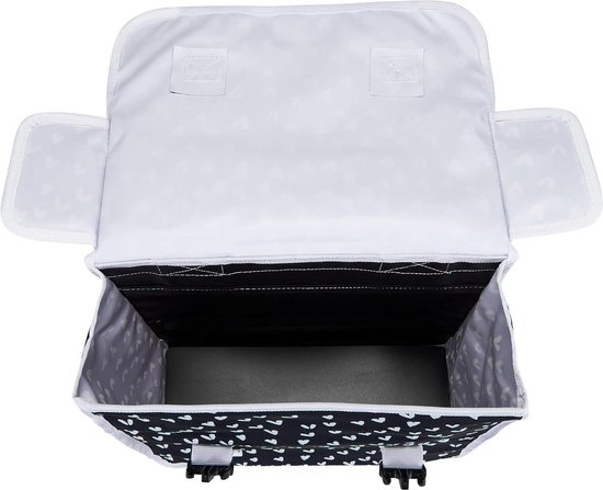 Double Bicycle Bag Mara XL Heart Dots - 35 liter Hartvormige stippen Waterproof bicycle bag van $