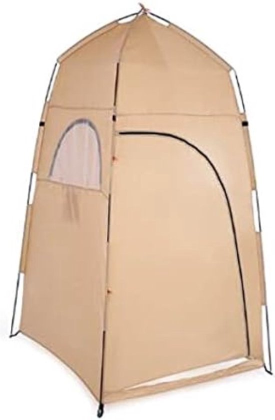 Douchetent - Omkleedtent - Wc tent - Toilettent - Camping - Khaki van Flamingo