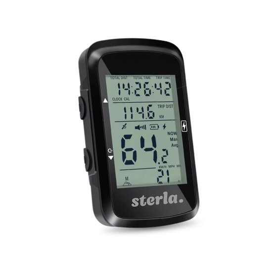 Draadloze GPS Fietscomputer – Waterdichte Kilometerteller met LCD Display – Snelheidsmeter & Afstandsmeting – Voor Racefiets & Stadsfiets van Merkloos