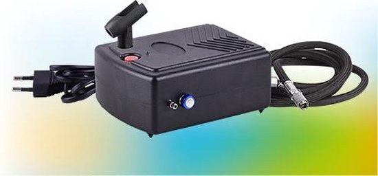 Draadloze mini Airbrush compressor met accu Fengda AS-201B