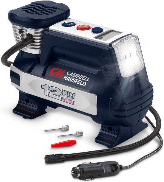 Draagbare Digitale Bandenpomp 100 PSI - Automatische Compressor met LED Veiligheidslamp