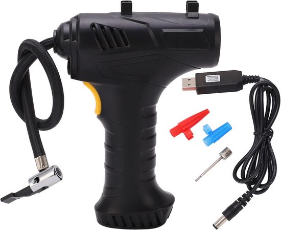 Draagbare Draadloze Digitale Bandenpomp met Automatische Stop en LED Licht