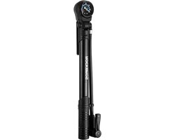 Draagbare fietspomp - staande pomp 120 psi met manometer - geschikt voor mountainbike en racefiets - fietsaccessoires