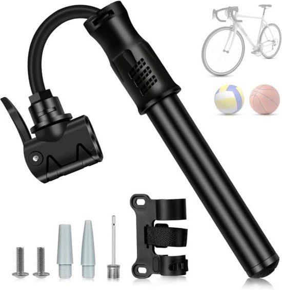 Draagbare Mini Fietspomp - Universeel voor Fiets, MTB, BMX & Motor - Presta, Schrader, Dunlop