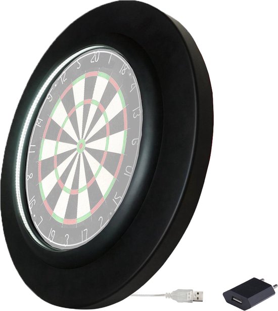 Dragon Darts 2.0 Special Edition - Dartbord Verlichting - PU LED Surround - Zwart van Winmau
