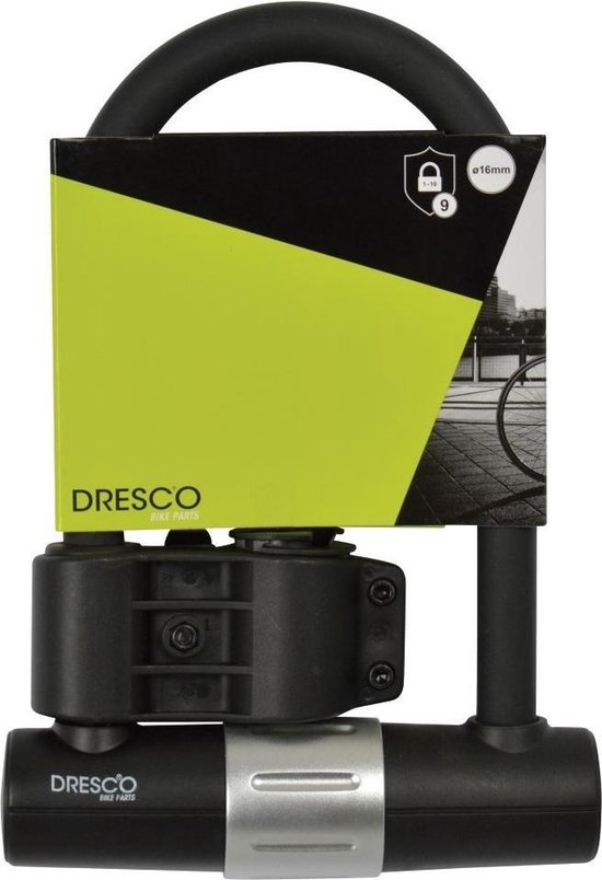 Dresco Beugelslot Zwart Security Range 9 van Dresco