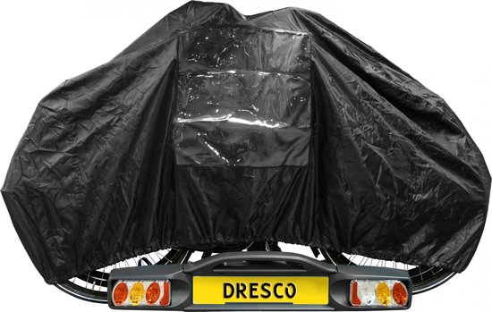 Dresco - Fietshoes voor 2 fietsen - 150x74x123cm- Elastisch - Insteekvak - 2 Fietsen van Dresco