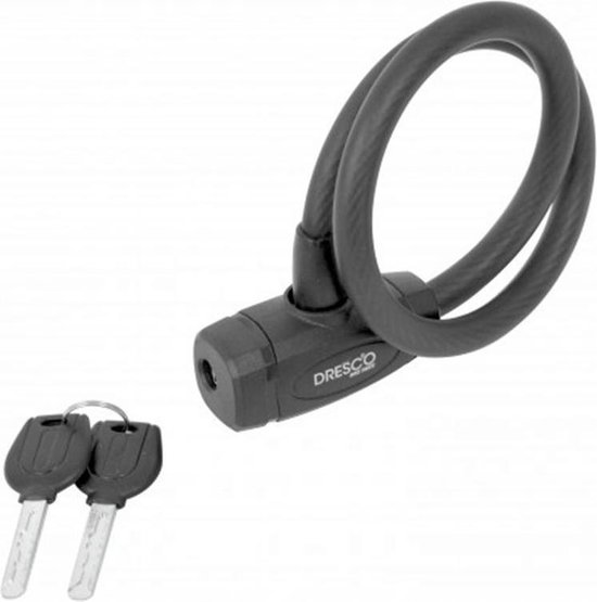 Dresco Kabelslot 60/12 - 60cm - Rond 12mm - Matzwart van Dresco