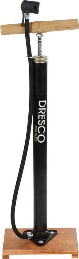 Dresco - Vloerpomp - Holland - Dunlop, Schräder, Presta Ventiel - Zwart van Dresco