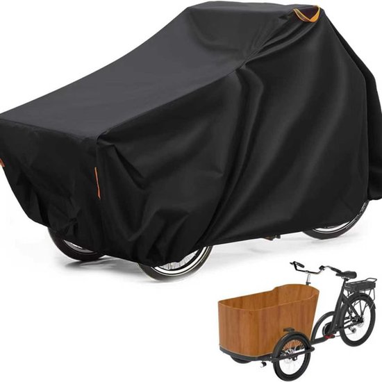 Driewielerhoes - bakfietshoes - Waterdichte fietshoes - Stevige en duurzame fietshoes - 220*100*110 cm - Zwart - Oxford-stof