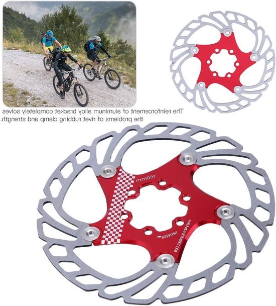 Drijvende schijfrem van roestvrij staal 203mm voor mountainbike, racefiets en cruiserfiets met hoge prestaties