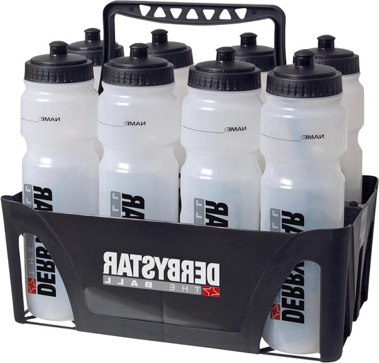 Drinkfleshouder - Flessenrek - Sport Organiseren - Voor 8 Flessen - Niet gespecificeerd - Zwart