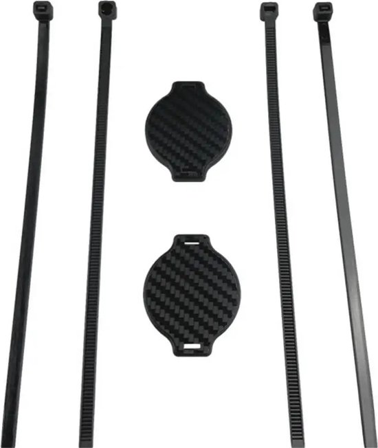 DrPhone ATH3 Fietst/E-Bike Houder Anti-Diefstal + Houder - Geschikt voor Airtag - Traceerbaar - Zwart van DrPhone