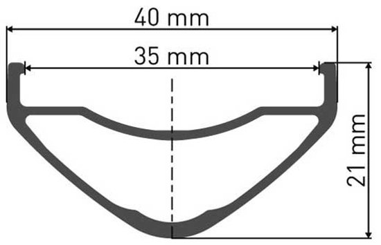 DT Swiss HX 1700 Spline 35 29'' - voorwiel eMTB - tubeless - zilver 15 x 110 mm van DT Swiss