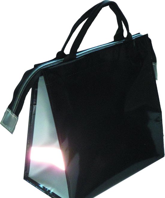 Du Baj BIKEshopper Black Silver - Enkele Fietstas - Achter - 21 l - Zwart van Du Baj