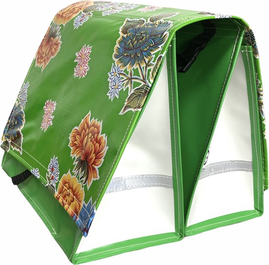 Du Baj  Budget L Chrysant Green - Dubbele Fietstas - 45 l - Groen van Du Baj