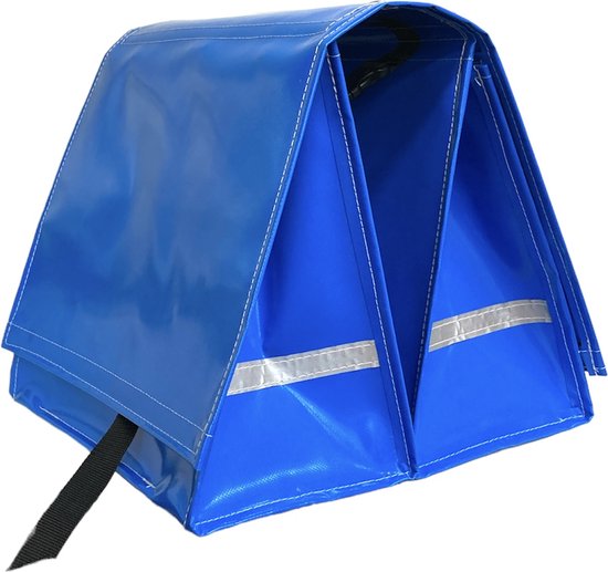Du Baj  Budget L Crete Blue - Dubbele Fietstas - 45 l - Aqua van Du Baj
