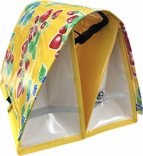 Du Baj  Budget L Fresas Yellow - Dubbele Fietstas - 45 l - Geel van Du Baj