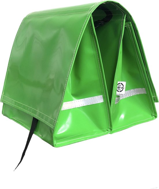 Du Baj  Budget L Kawa - Dubbele Fietstas - 45 l - Groen van Du Baj