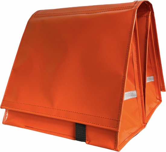 Du Baj  Budget L Orange - Dubbele Fietstas - 45 l - Oranje van Du Baj