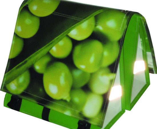 Du Baj  Budget L Photo Peas - Dubbele Fietstas - 45 l - Groen van Du Baj