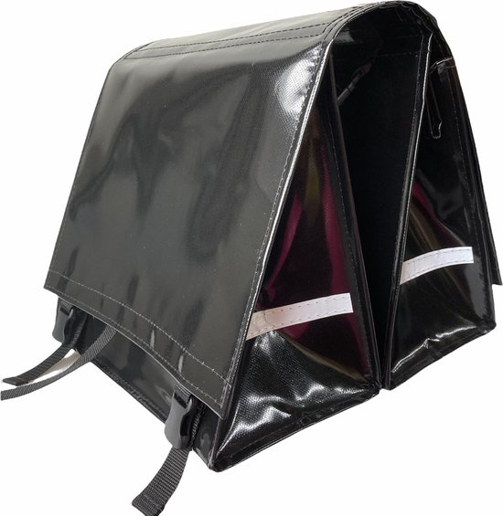 Du Baj large LUXE - Dubbele Fietstas - 45 l - Black van Du Baj