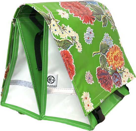 Du Baj large LUXE - Dubbele Fietstas - 45 l - Chrysant Green van Du Baj