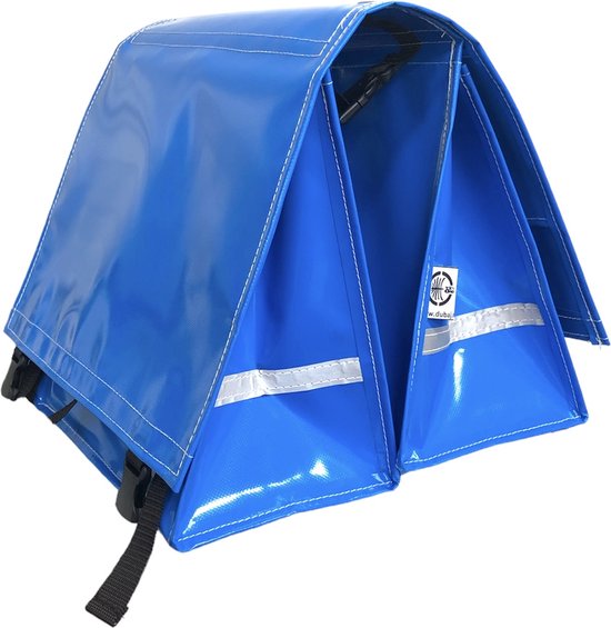Du Baj large LUXE - Dubbele Fietstas - 45 l - Crete Blue van Du Baj