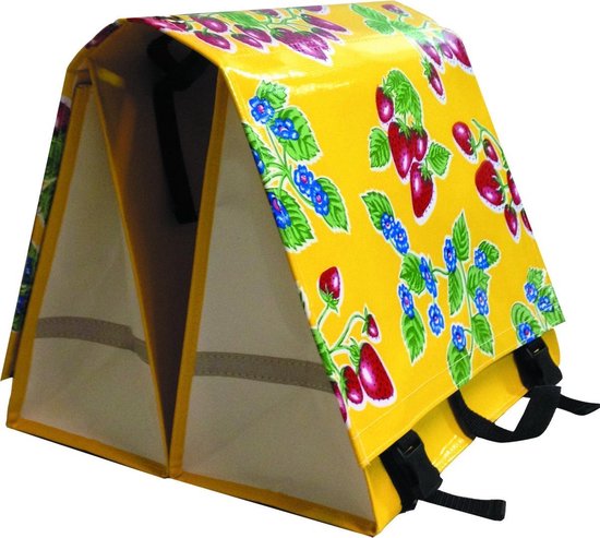 Du Baj large LUXE - Dubbele Fietstas - 45 l - Fresas Yellow van Du Baj