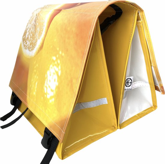 Du Baj large LUXE - Dubbele Fietstas - 45 l - Photo Citrus van Du Baj