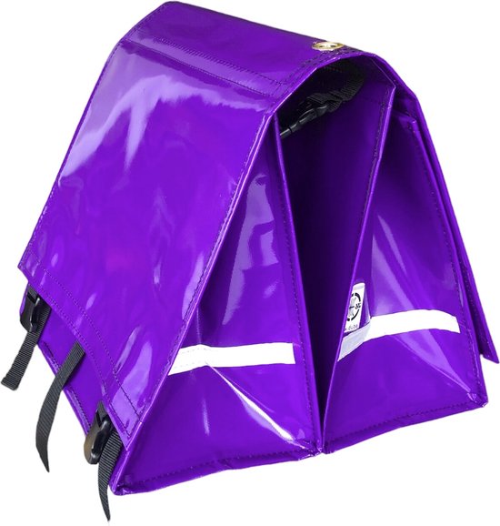 Du Baj Luxe L Purple - Dubbele Fietstas - 45 l - Paars van Du Baj