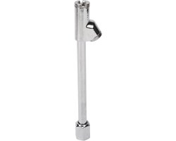 Dubbele Bandenpomp Chuck - Ventielklem Inflator Chuck - Banden Oppompen - Dubbel Hoofd Ontwerp - 1/4in NPT - Zilver