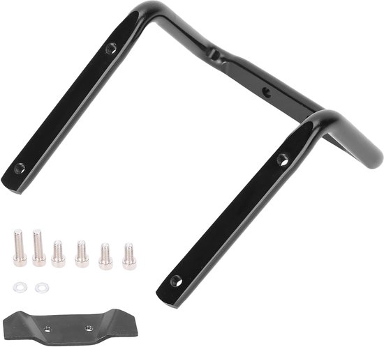 Dubbele Bidonhouder Adapter - Flessenhouder Extender - Fietsen Lange Afstand - Aluminium Legering Materiaal - 15x12x11 cm - Zwart