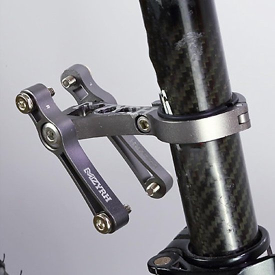 Dubbele Bidonhouder Adapter - Flessenhouder Mount - Fietsen Onderweg - Veelzijdige Montage - 24x12x2 cm - Meerdere Kleuren