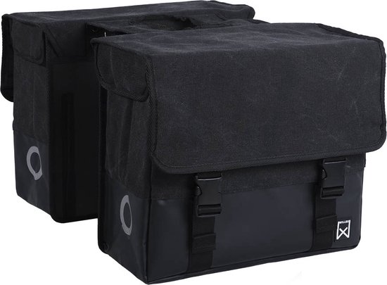 Dubbele Canvas Plus Tas 40 L Zwart/Matzwart van Quechua