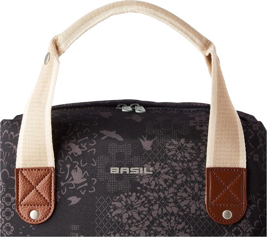 Dubbele fietstas Basil Go unisex voor volwassenen - ruime opbergtas van Basil