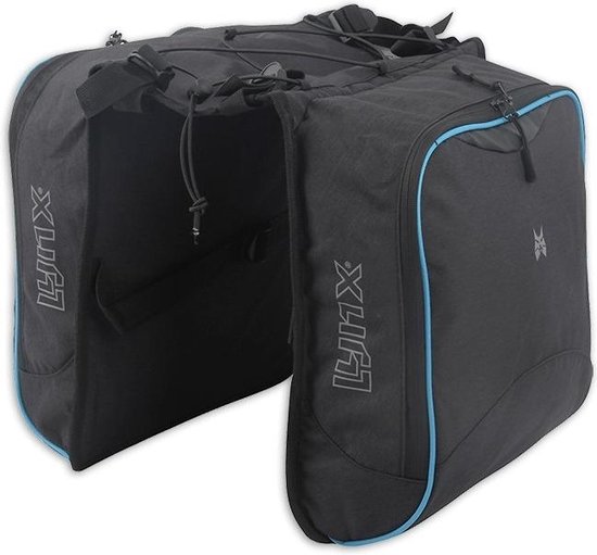 Dubbele Fietstas Joshua 20 liter - Zwart van New Looxs