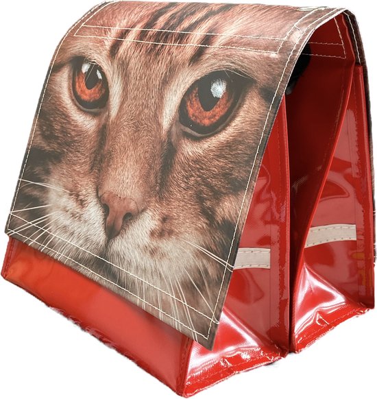 Dubbele kinderfietstas CAT S van New Looxs