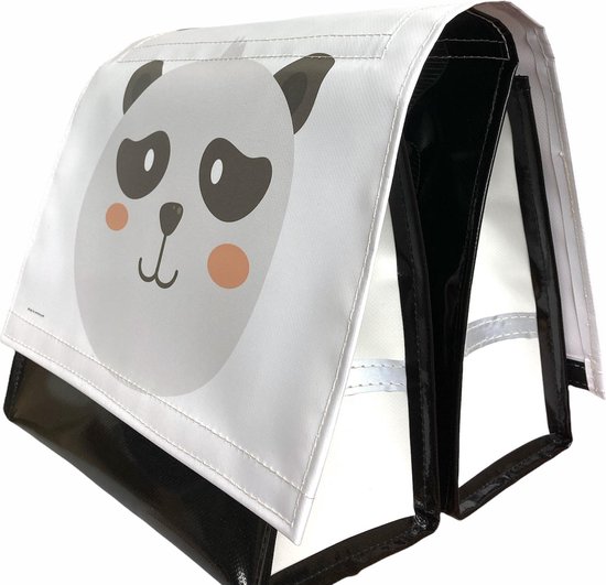Dubbele kinderfietstas PANDA S van Basil