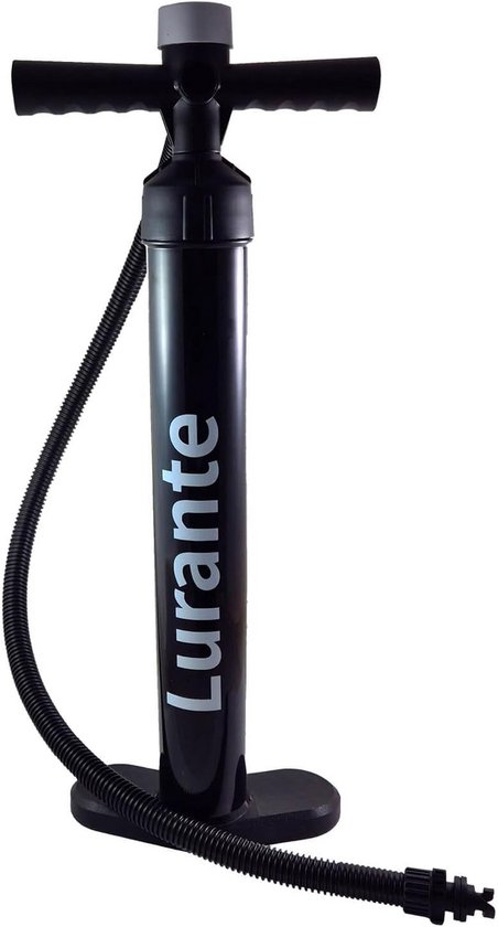 DUBBELE SLAG SUP EN KAJAK HANDPOMP MET DRUKMETER 0-29 PSI