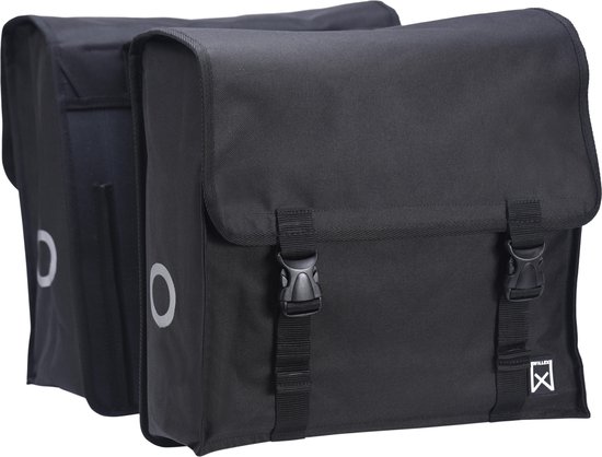 Dubbele tas XXL 46L zwart van AGU