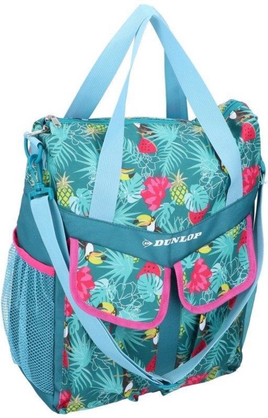 Dunlop Fietstas Rugzak 2in1 - 20 Liter Inhoud - Tropische Print van Dunlop