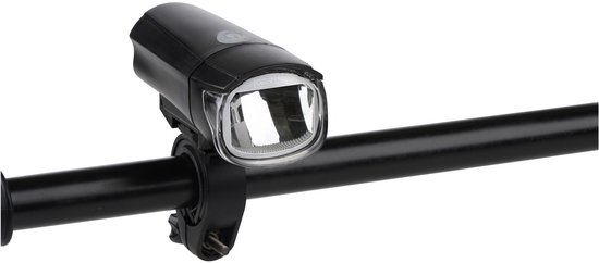 Dunlop Fietsverlichting LED - Fietslamp Voorlicht op Batterijen - Fietslicht met 3 Modi - Koplamp Fiets Waterdicht - IPX4 Gecertificeerd - Makkelijk te Monteren - Zwart