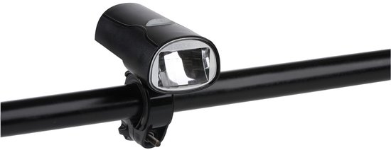 Dunlop Fietsverlichting USB-C Oplaadbaar - Fietslamp Voorlicht LED - Fietslicht met 2 Modi - Koplamp Fiets - Makkelijk te Monteren - Zwart