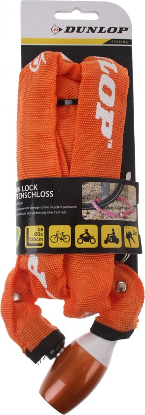 Dunlop Kettingslot 1200 X 3 Mm Oranje van Dunlop