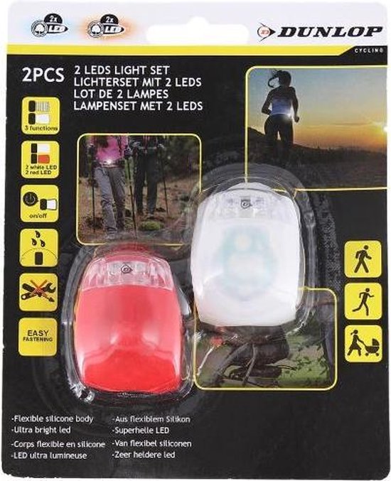 Dunlop led-fietslampjes