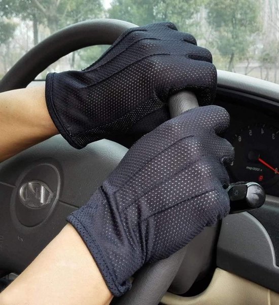Dunne Fietshandschoenen met Touchscreen voor Mannen en Vrouwen - Ademend, Zonbescherming, Ideaal voor Motorrijden en Buitenactiviteiten van Merkloos