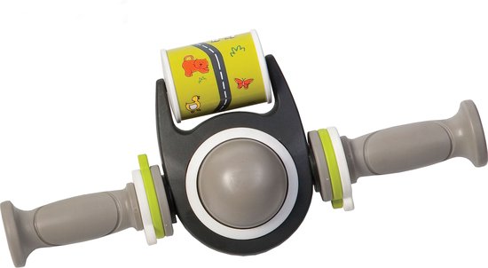 Duodeel qibbel toybar met grijze handvatten - GRIJS van Qibbel