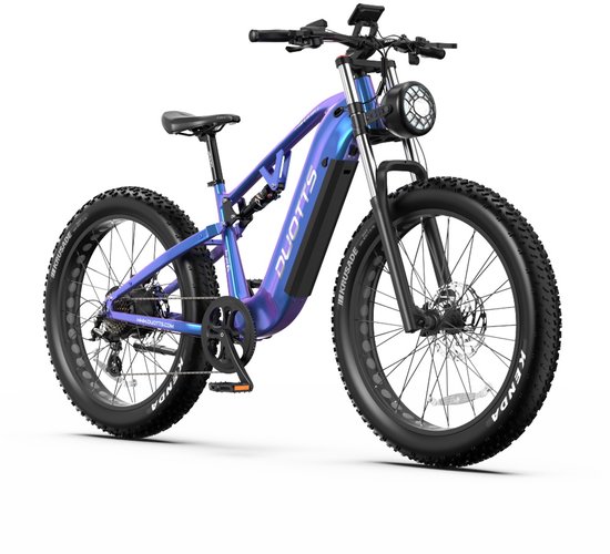 DUOTTS E26 E-Bike - 26 × 4,0 inch - 40km actieradius - 750W motor - Maximaal laadvermogen 150 kg - blauw